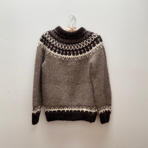 Vintage Sweaters - Vintage - Wool Fair Isle Sweater